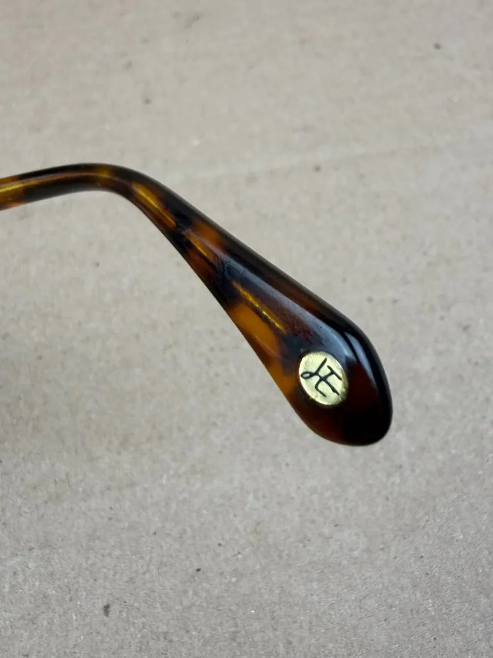 Linda Evans 385 Matte Brown/Gold Eyeglasses Frame Only 54-19 140